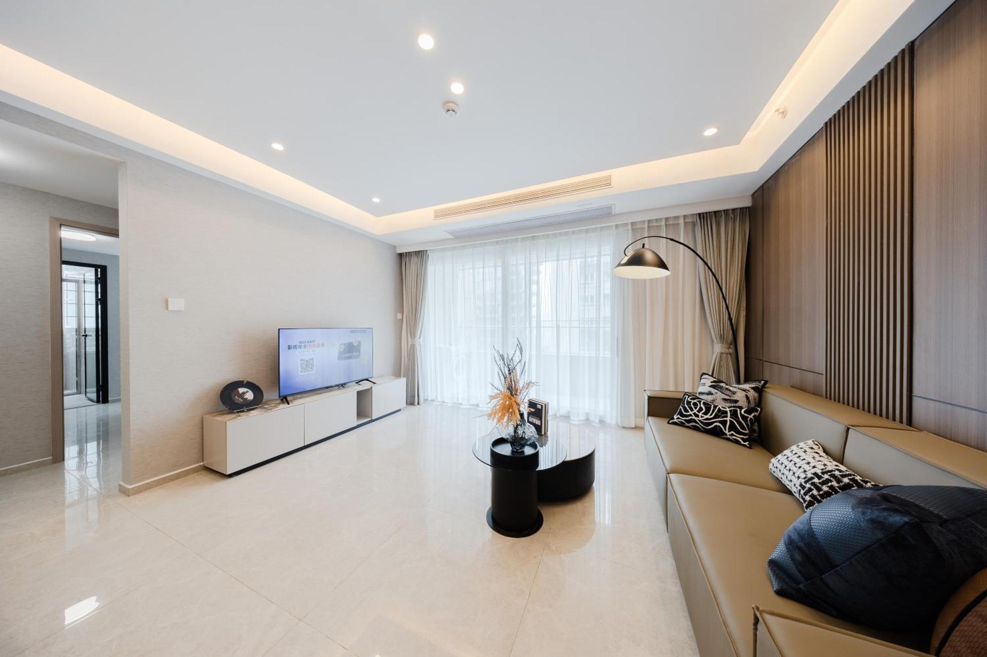 Boruisi Video And Audio Light House - Shenzhen Convention And Exhibition Center Gangxia Metro Station Aparthotel ภายนอก รูปภาพ