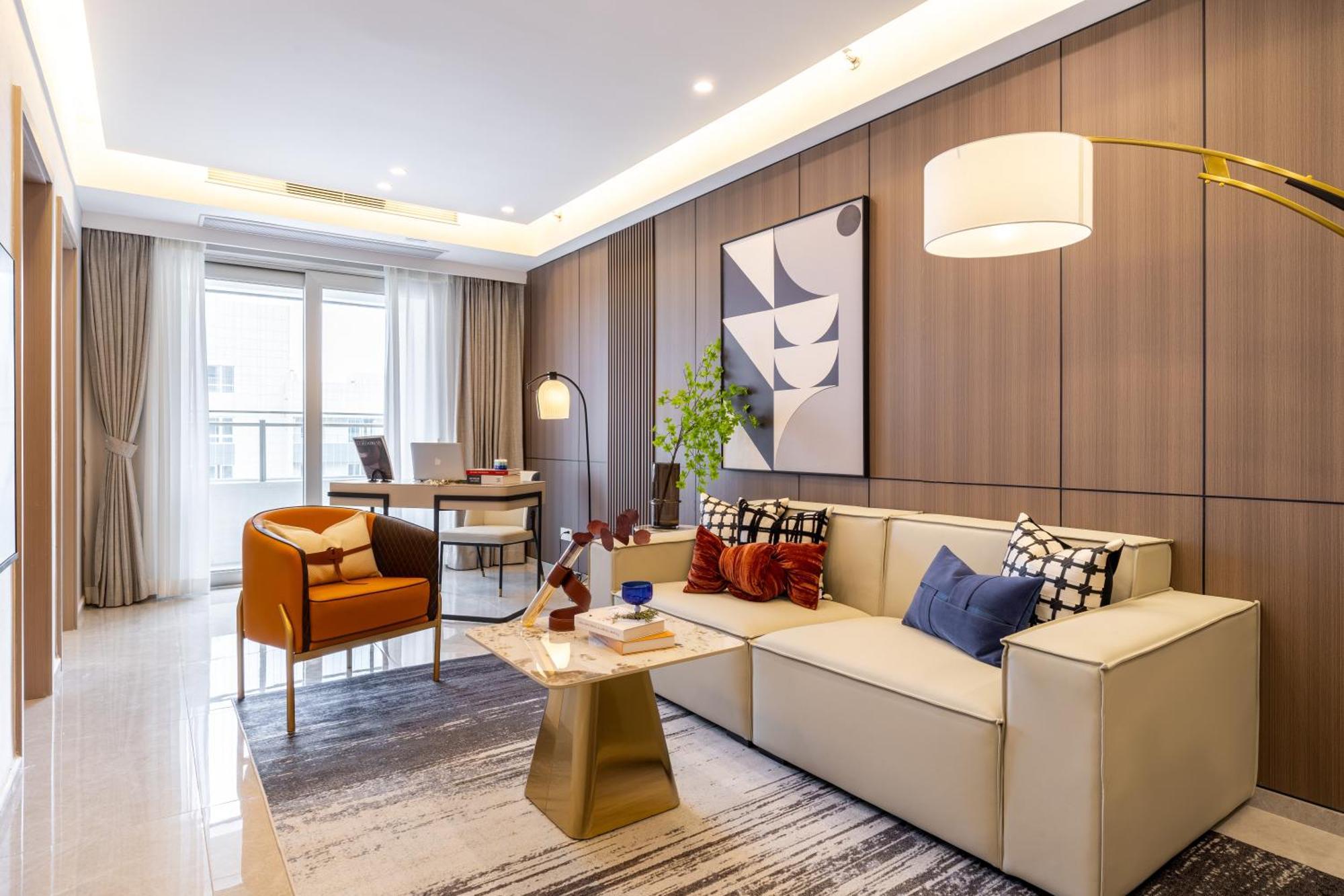 Boruisi Video And Audio Light House - Shenzhen Convention And Exhibition Center Gangxia Metro Station Aparthotel ภายนอก รูปภาพ