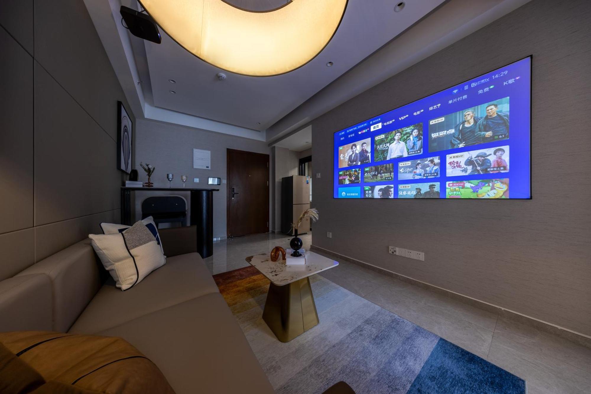 Boruisi Video And Audio Light House - Shenzhen Convention And Exhibition Center Gangxia Metro Station Aparthotel ภายนอก รูปภาพ