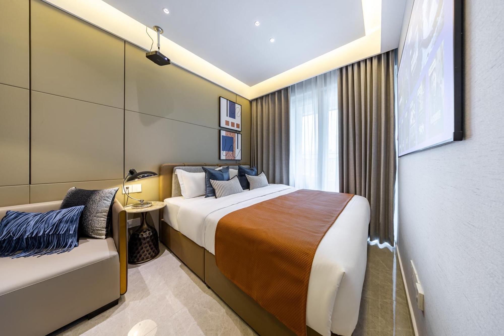 Boruisi Video And Audio Light House - Shenzhen Convention And Exhibition Center Gangxia Metro Station Aparthotel ภายนอก รูปภาพ