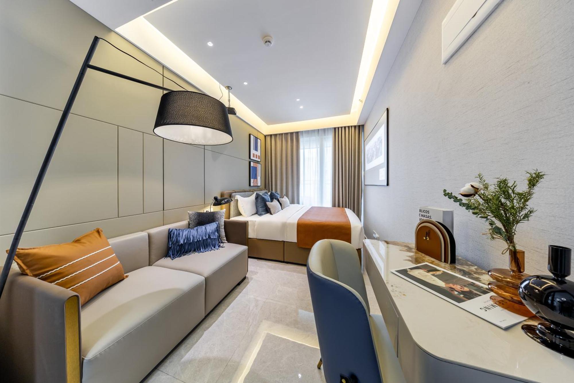 Boruisi Video And Audio Light House - Shenzhen Convention And Exhibition Center Gangxia Metro Station Aparthotel ภายนอก รูปภาพ