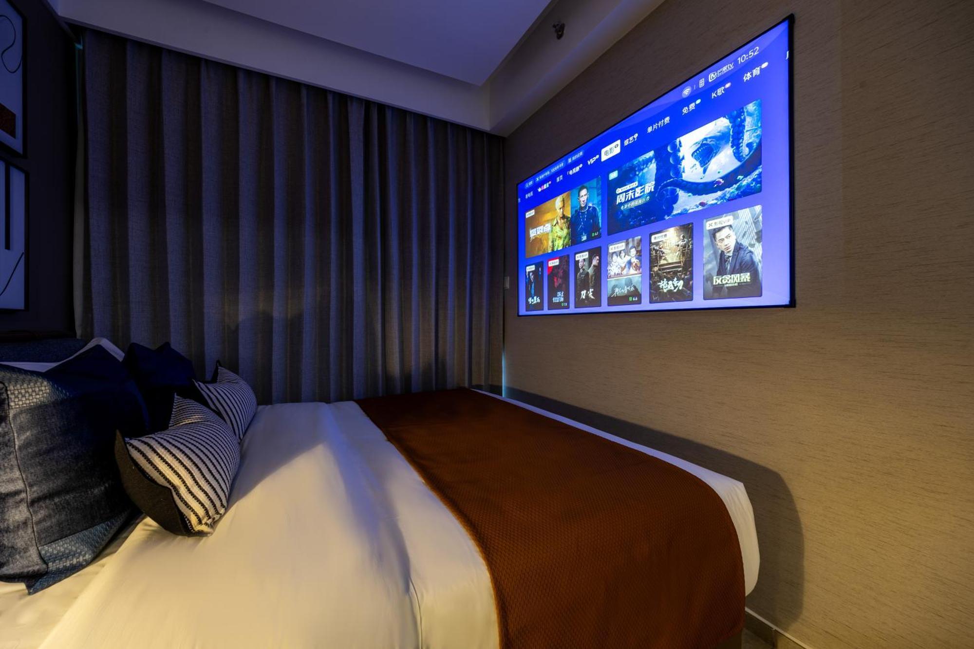 Boruisi Video And Audio Light House - Shenzhen Convention And Exhibition Center Gangxia Metro Station Aparthotel ภายนอก รูปภาพ