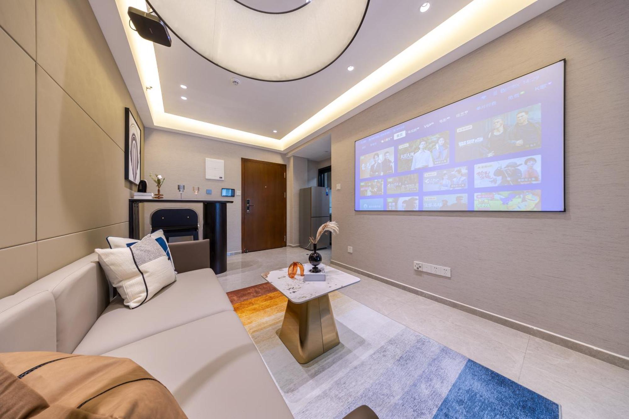 Boruisi Video And Audio Light House - Shenzhen Convention And Exhibition Center Gangxia Metro Station Aparthotel ภายนอก รูปภาพ